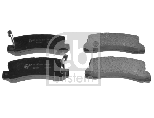 16743 FEBI Комплект тормозных колодок, дисковый тормоз (фото 1)