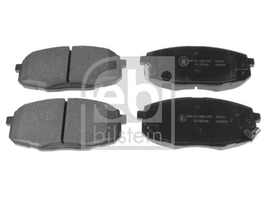 175206 FEBI Комплект тормозных колодок, дисковый тормоз (фото 1)
