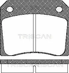 8110 10011 TRISCAN Комплект тормозных колодок, дисковый тормоз (фото 1)