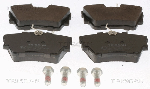 8110 10530 TRISCAN Комплект тормозных колодок, дисковый тормоз (фото 1)
