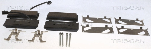 8110 12029 TRISCAN Комплект тормозных колодок, дисковый тормоз (фото 1)