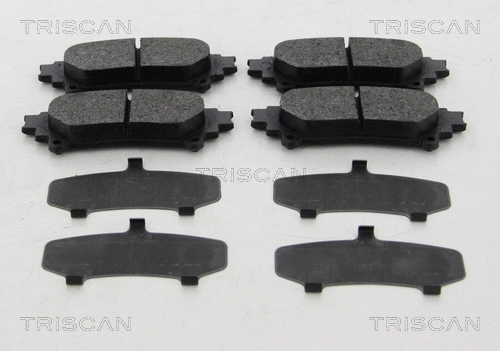 8110 13116 TRISCAN Комплект тормозных колодок, дисковый тормоз (фото 1)