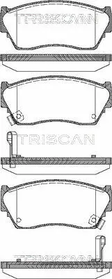 8110 14029 TRISCAN Комплект тормозных колодок, дисковый тормоз (фото 1)