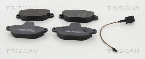8110 15051 TRISCAN Комплект тормозных колодок, дисковый тормоз (фото 1)