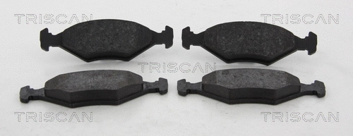 8110 15058 TRISCAN Комплект тормозных колодок, дисковый тормоз (фото 1)