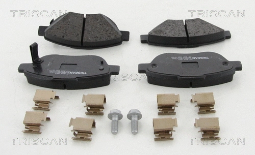 8110 15071 TRISCAN Комплект тормозных колодок, дисковый тормоз (фото 1)