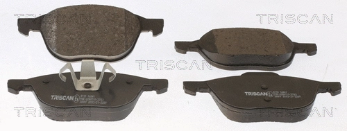 8110 16041 TRISCAN Комплект тормозных колодок, дисковый тормоз (фото 1)