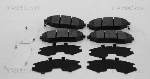 8110 21011 TRISCAN Комплект тормозных колодок, дисковый тормоз (фото 1)