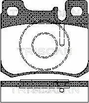 8110 23006 TRISCAN Комплект тормозных колодок, дисковый тормоз (фото 1)