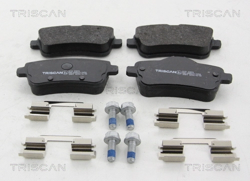 8110 23076 TRISCAN Комплект тормозных колодок, дисковый тормоз (фото 1)