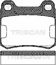 8110 23995 TRISCAN Комплект тормозных колодок, дисковый тормоз (фото 1)