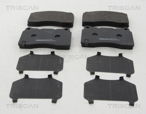 8110 24048 TRISCAN Комплект тормозных колодок, дисковый тормоз (фото 1)