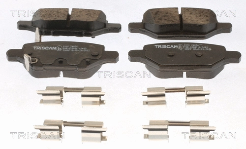 8110 24056 TRISCAN Комплект тормозных колодок, дисковый тормоз (фото 1)