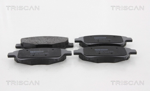 8110 25025 TRISCAN Комплект тормозных колодок, дисковый тормоз (фото 1)