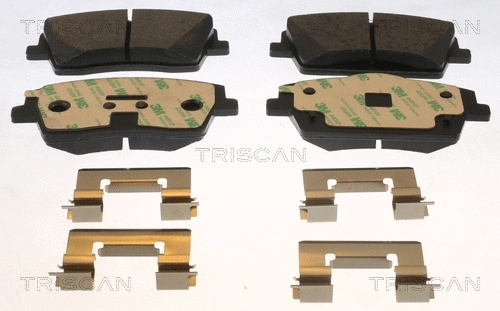 8110 27029 TRISCAN Комплект тормозных колодок, дисковый тормоз (фото 1)