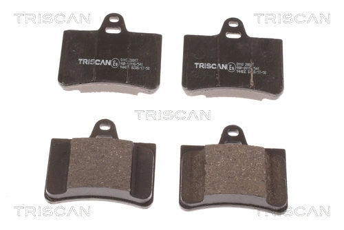8110 28017 TRISCAN Комплект тормозных колодок, дисковый тормоз (фото 1)