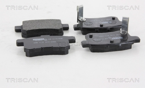 8110 40063 TRISCAN Комплект тормозных колодок, дисковый тормоз (фото 1)