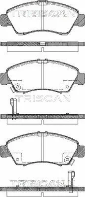 8110 40169 TRISCAN Комплект тормозных колодок, дисковый тормоз (фото 1)