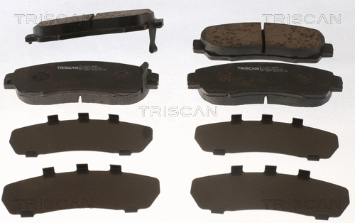 8110 40980 TRISCAN Комплект тормозных колодок, дисковый тормоз (фото 1)