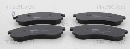 8110 42027 TRISCAN Комплект тормозных колодок, дисковый тормоз (фото 1)