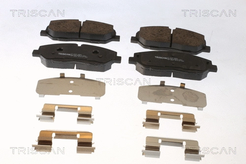 8110 43066 TRISCAN Комплект тормозных колодок, дисковый тормоз (фото 1)