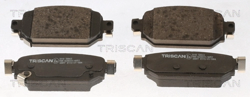 8110 50063 TRISCAN Комплект тормозных колодок, дисковый тормоз (фото 1)