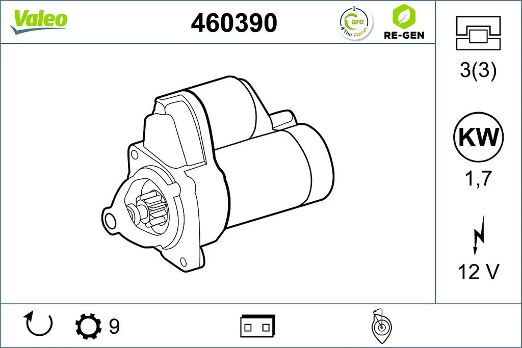 460390 VALEO Стартер (фото 1)