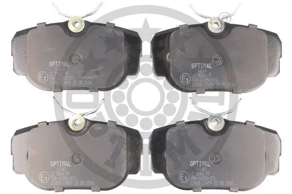 10048 OPTIMAL Комплект тормозных колодок, дисковый тормоз (фото 1)