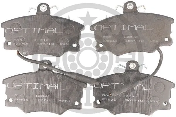 12042 OPTIMAL Комплект тормозных колодок, дисковый тормоз (фото 1)