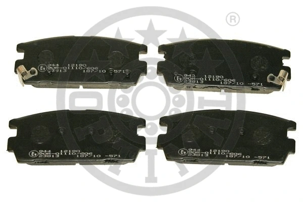 12190 OPTIMAL Комплект тормозных колодок, дисковый тормоз (фото 1)