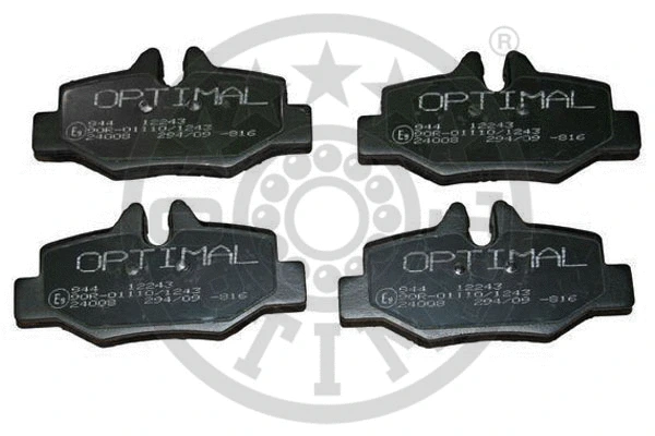 12243 OPTIMAL Комплект тормозных колодок, дисковый тормоз (фото 1)