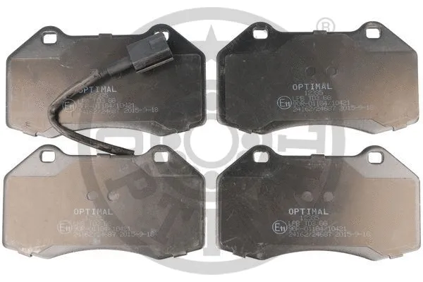 12335 OPTIMAL Комплект тормозных колодок, дисковый тормоз (фото 1)