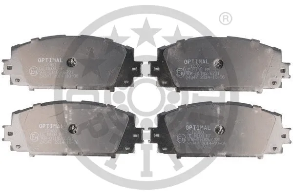 12360 OPTIMAL Комплект тормозных колодок, дисковый тормоз (фото 1)