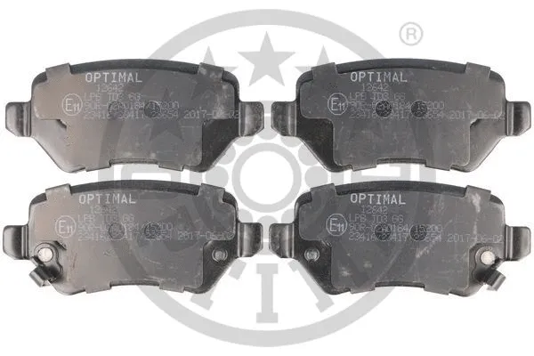 12642 OPTIMAL Комплект тормозных колодок, дисковый тормоз (фото 1)