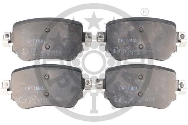 12677 OPTIMAL Комплект тормозных колодок, дисковый тормоз (фото 1)