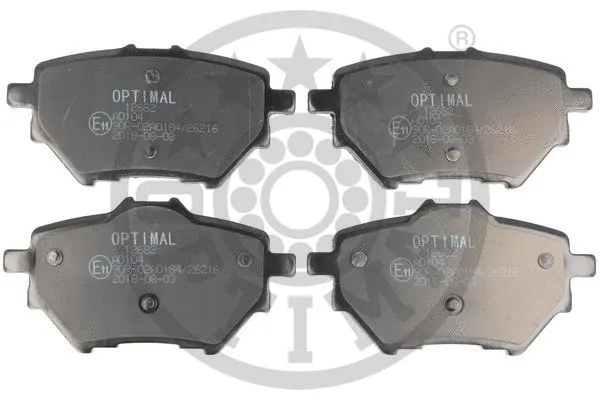 12682 OPTIMAL Комплект тормозных колодок, дисковый тормоз (фото 1)