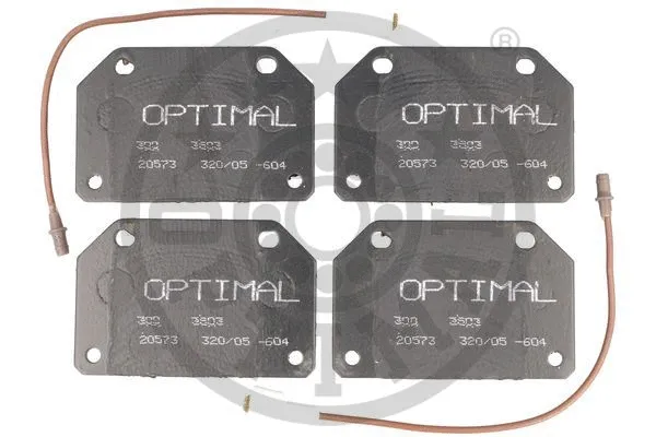 3503 OPTIMAL Комплект тормозных колодок, дисковый тормоз (фото 1)