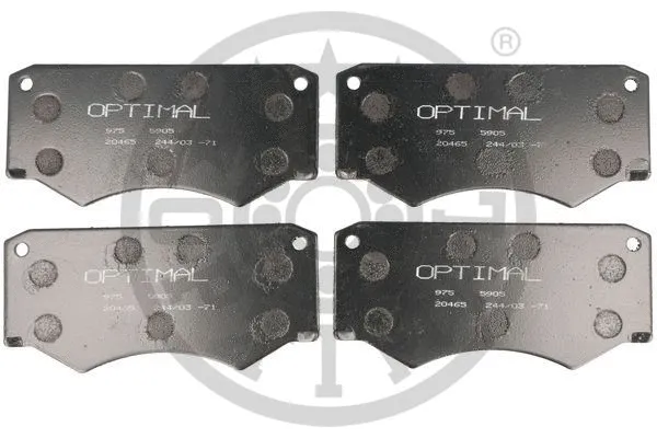 5905 OPTIMAL Комплект тормозных колодок, дисковый тормоз (фото 1)