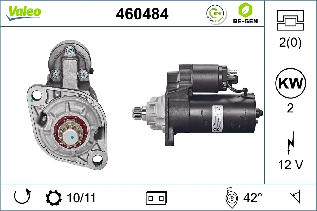 460484 VALEO Стартер (фото 1)