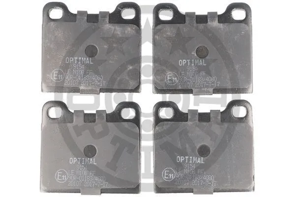 9154 OPTIMAL Комплект тормозных колодок, дисковый тормоз (фото 1)