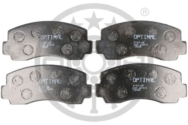 9187 OPTIMAL Комплект тормозных колодок, дисковый тормоз (фото 1)