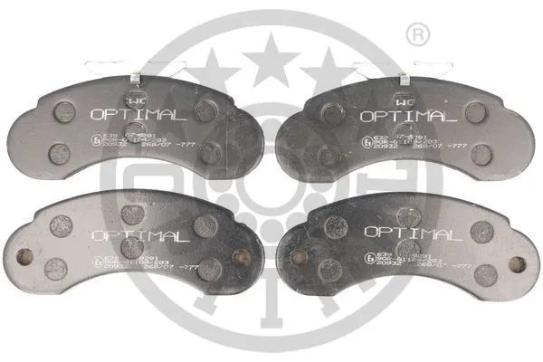 9291 OPTIMAL Комплект тормозных колодок, дисковый тормоз (фото 1)