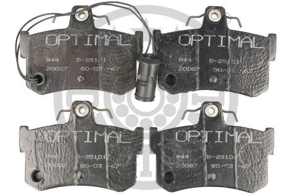 9498 OPTIMAL Комплект тормозных колодок, дисковый тормоз (фото 1)