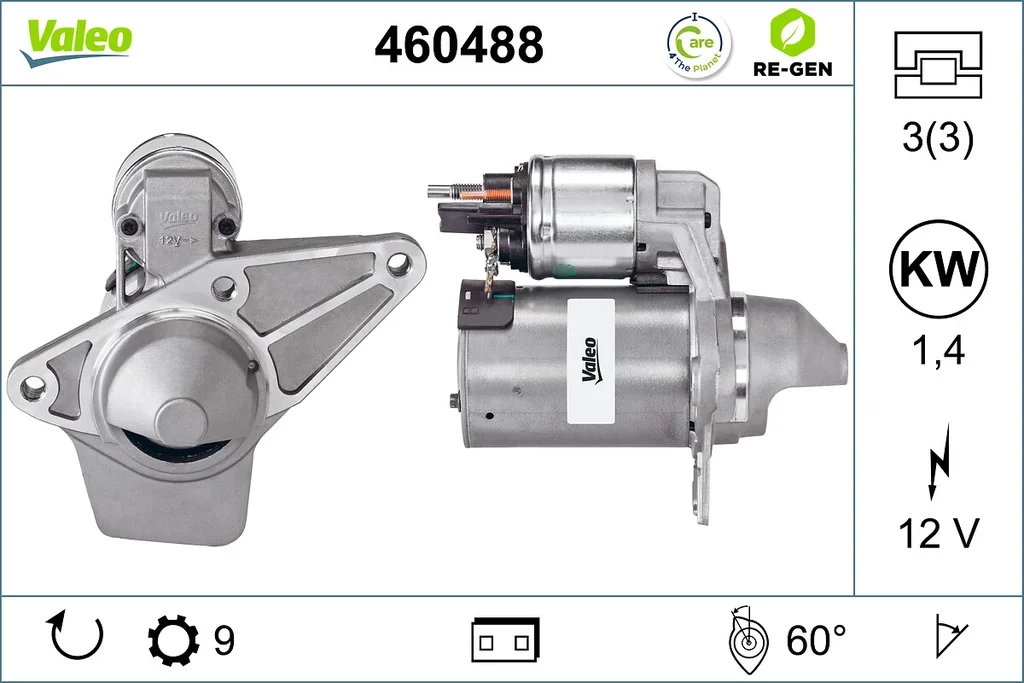 460488 VALEO Стартер (фото 1)