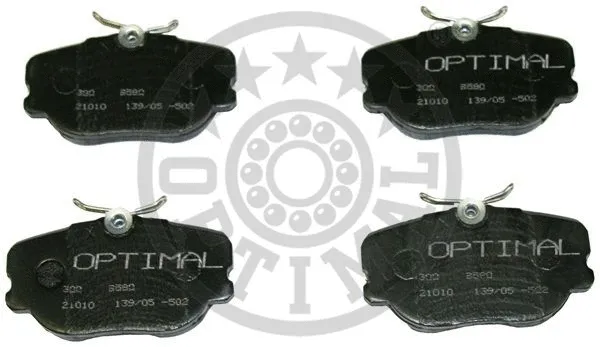 9580 OPTIMAL Комплект тормозных колодок, дисковый тормоз (фото 1)