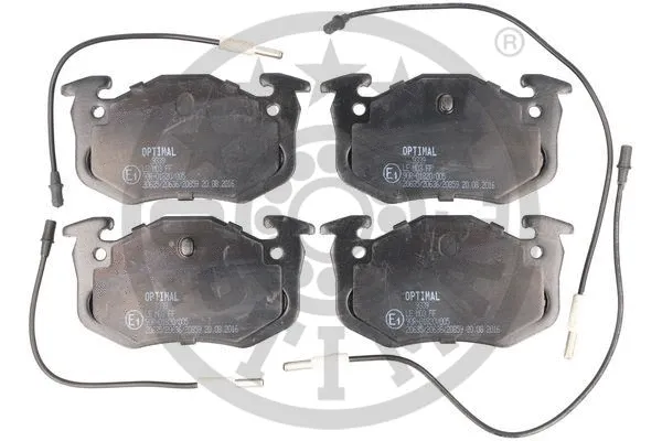 BP-09339 OPTIMAL Комплект тормозных колодок, дисковый тормоз (фото 1)