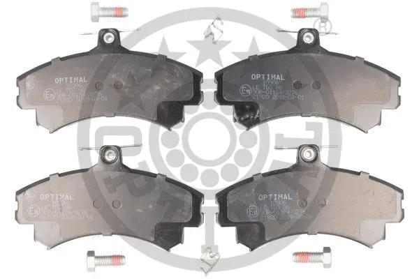 BP-10306 OPTIMAL Комплект тормозных колодок, дисковый тормоз (фото 1)