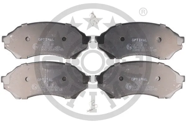 BP-10320 OPTIMAL Комплект тормозных колодок, дисковый тормоз (фото 1)