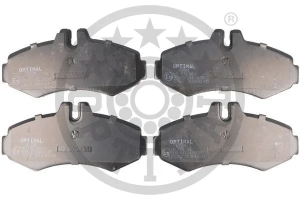 BP-10324 OPTIMAL Комплект тормозных колодок, дисковый тормоз (фото 1)