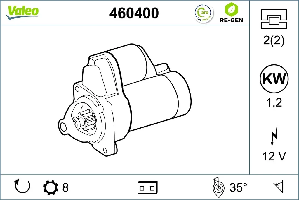 460400 VALEO Стартер (фото 1)